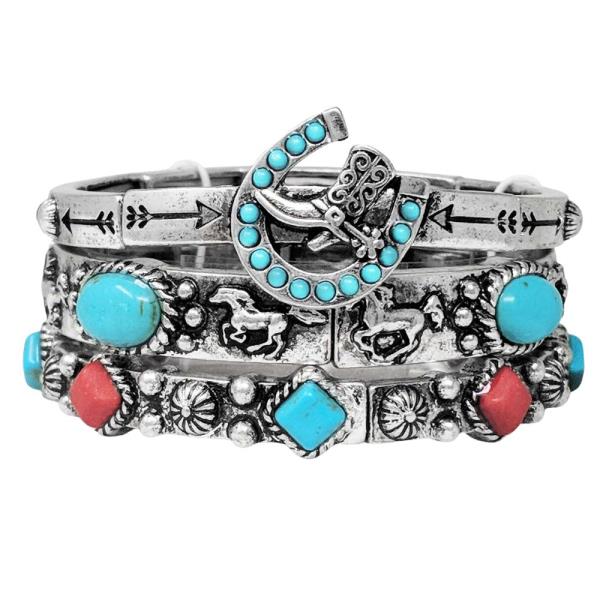 WESTERN MULTI STRANDS BRACELET