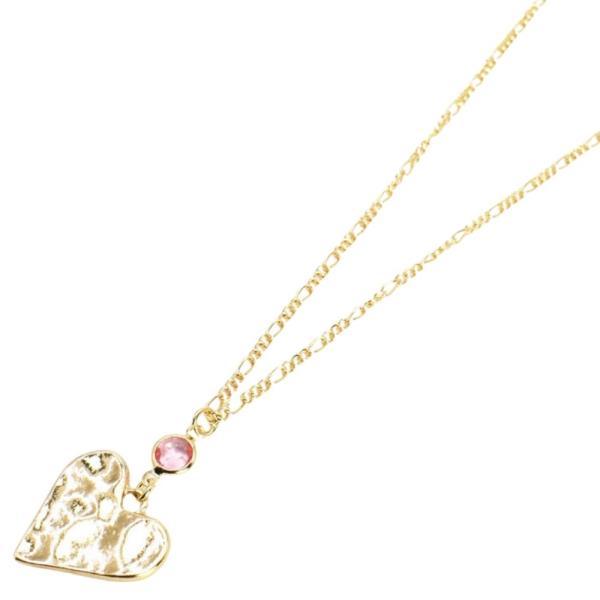 STONE HEART PENDANT NECKALCE