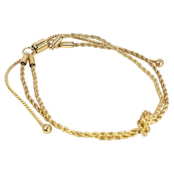 KNOT ROPE CHAIN BRACELET