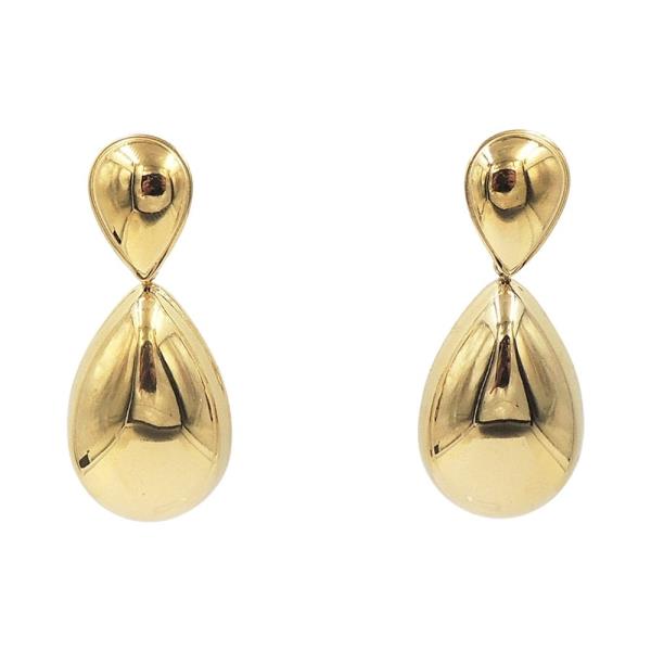 STAINLESS STEEL TEARDROP DROP EARRING
