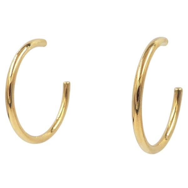 STAINLESS STEEL HOOP EARRING