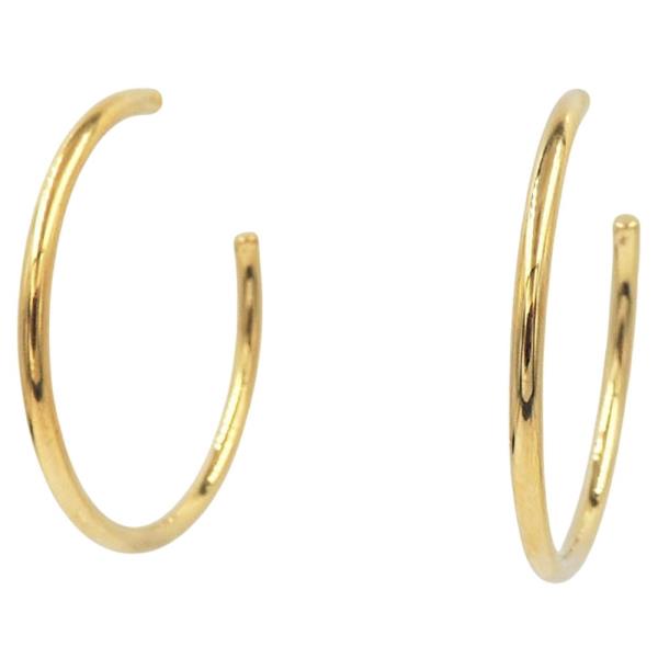 STAINLESS STEEL HOOP EARRING