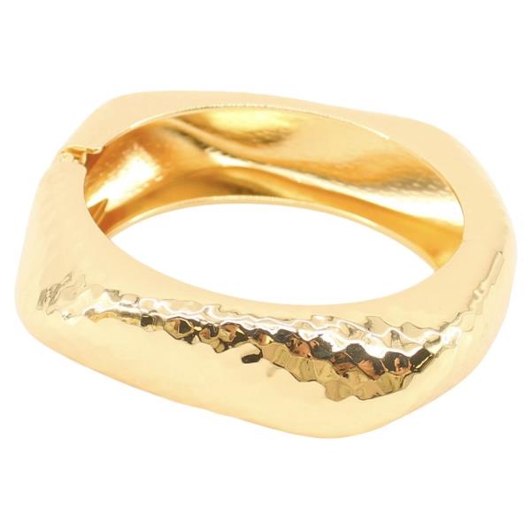 TEXTURED SHAPED HINGE BRACELET