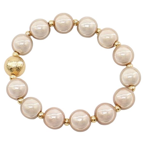 BEAD ACCENTS STRETCH BRACELET
