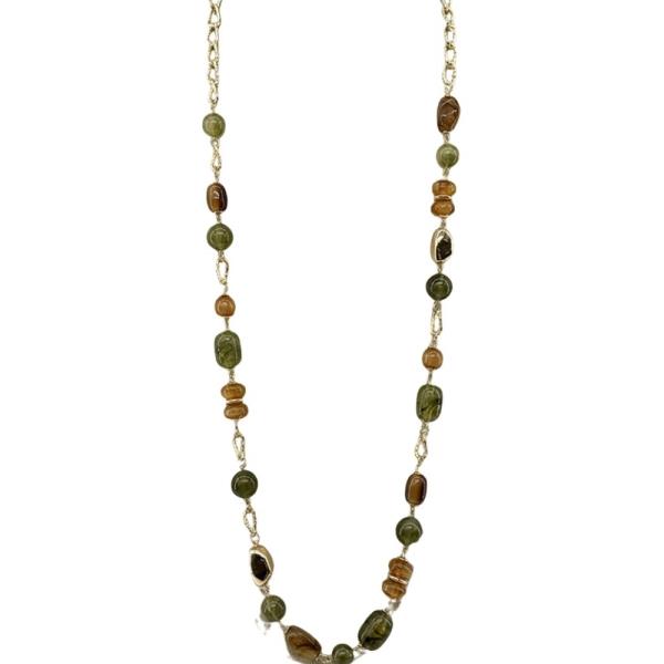 BEADED CHAIN NECKLACE