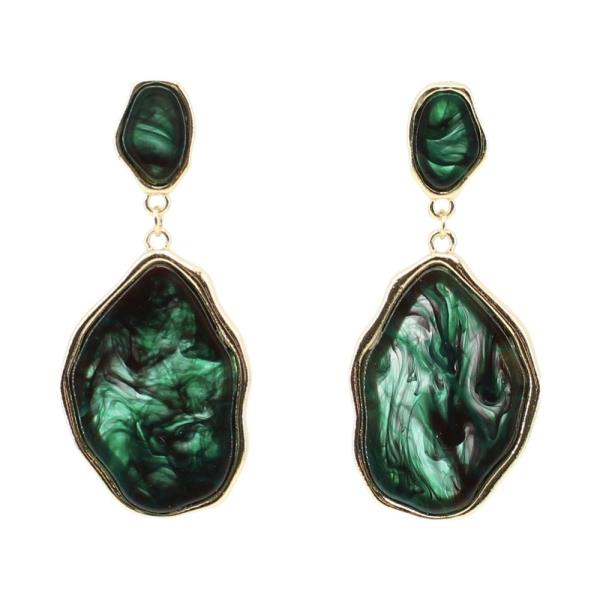 ORGANIC MARBLE PEARL DANGLE