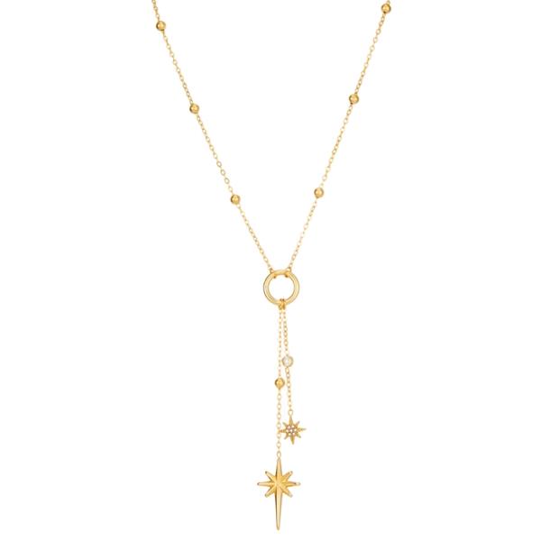 SECRET BOX STAINLESS STEEL NORTH STAR Y NECKLACE