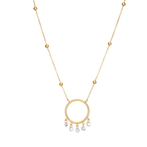 SECRET BOX STAINLESS STEEL DREAM CATCHER NECKLACE