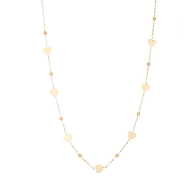 SECRET BOX  STAINLESS STEEL HEART NECKLACE