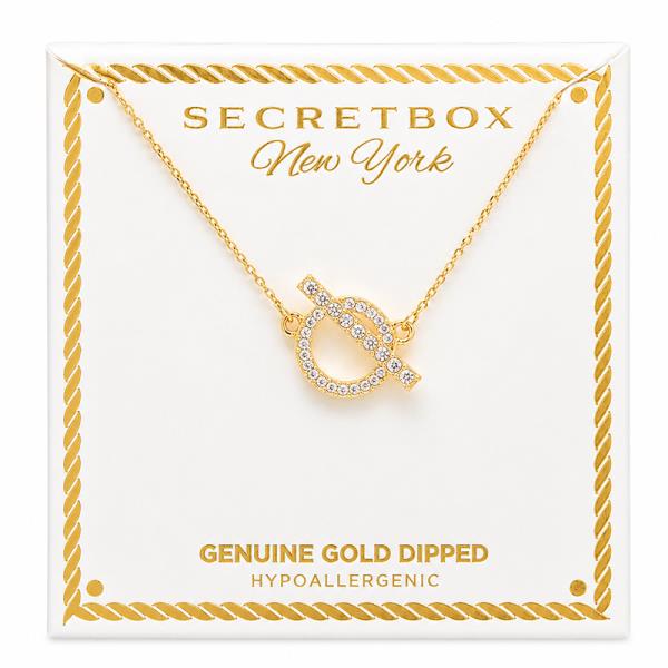 SECRET BOX GOLD DIPPED NECKLACE