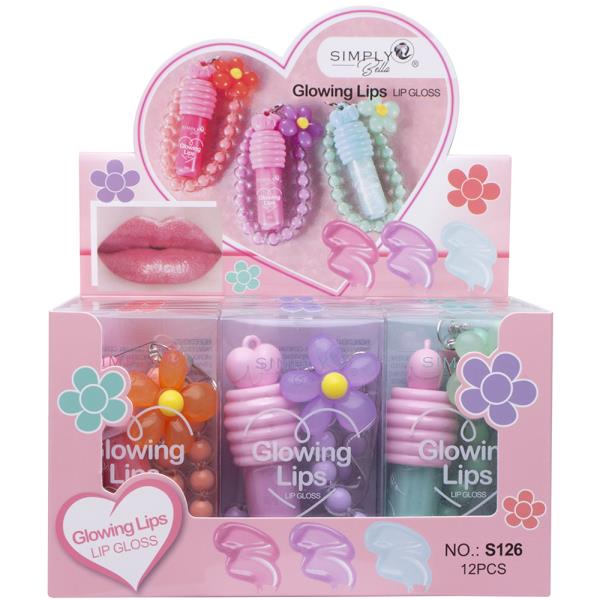 SIMPLY BELLA GLOWING LIPS LIP GLOSS (12 UNITS)