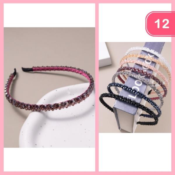 BEADED HEADBAND (12 UNITS)