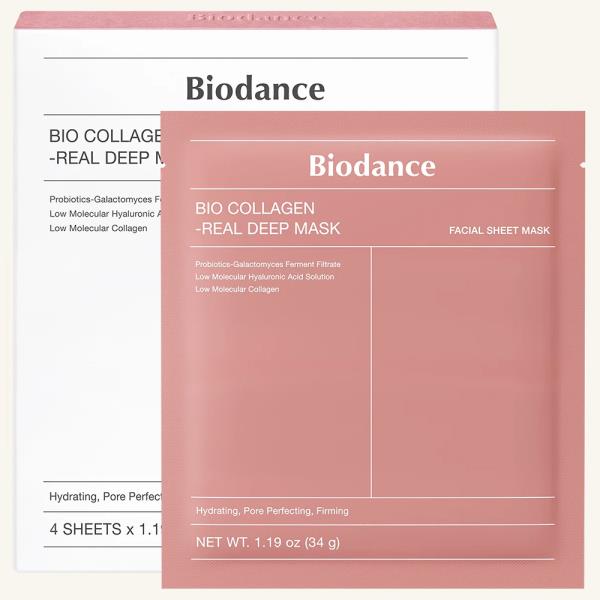 BIODANCE BIO COLLAGEN REAL DEEP FACIAL SHEET MASK (4 UNITS)