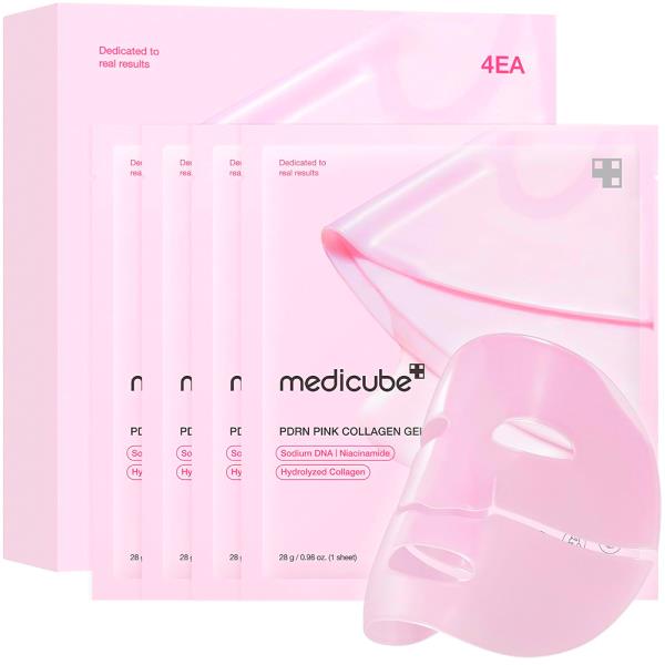 MEDICUBE PDRN PINK COLLAGEN GEL MASK (4 UNITS)
