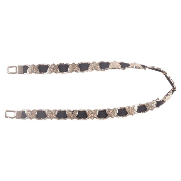 METAL HEART DISC ELASTIC WAIST BELT