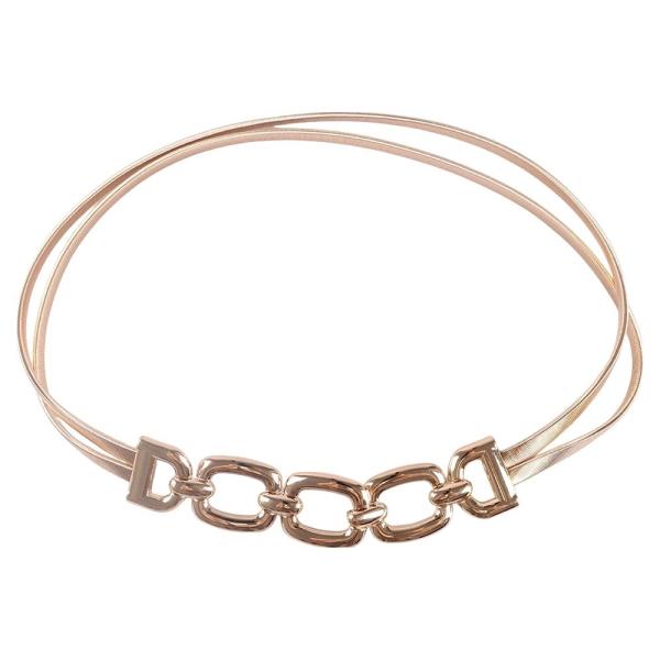 METAL LINK ELASTIC WAIST BELT