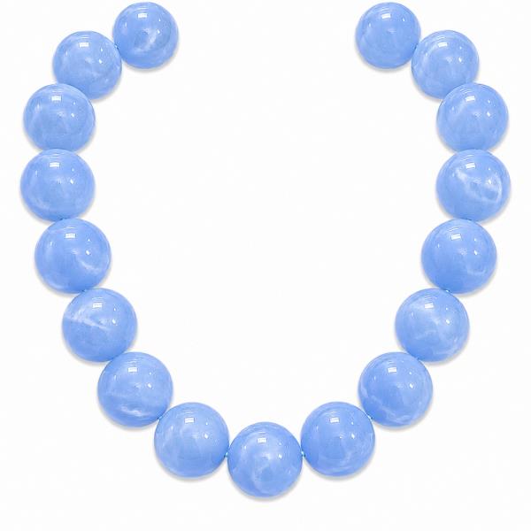 24MM ACRYLIC BEADED NECKALCE