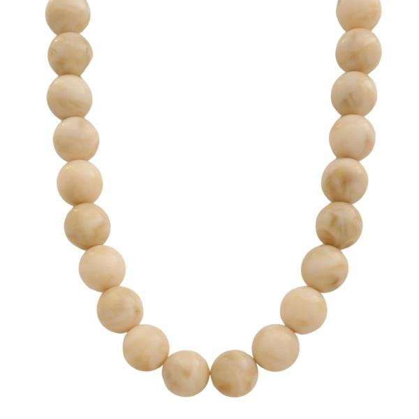 20MM ACRYLIC BALL NECKLACE