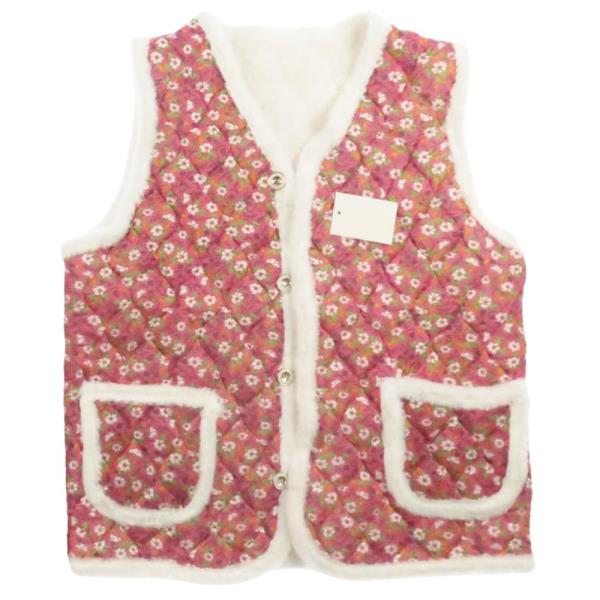 FLORAL QUILTED VEST