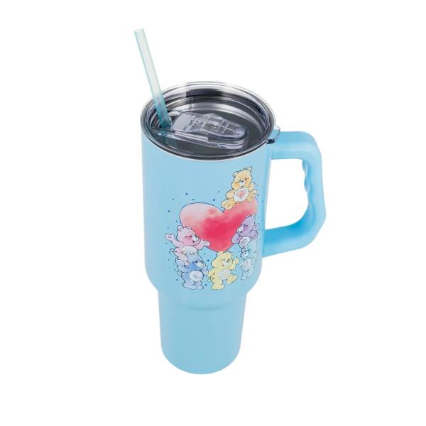 CARE BEARS STAINLESS STEEL TUMBLER WITH HANDLE, 40 OZ/1182 ML