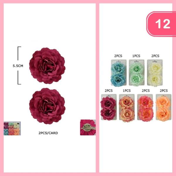 FLOWER HAIR PIN (12 UNITS)