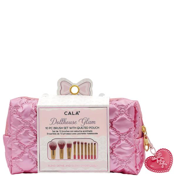 CALA DOLL HOUSE GLAM 10PC BRUSH W POUCH SET