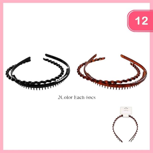 WAVY HEADBAND (12 UNITS)