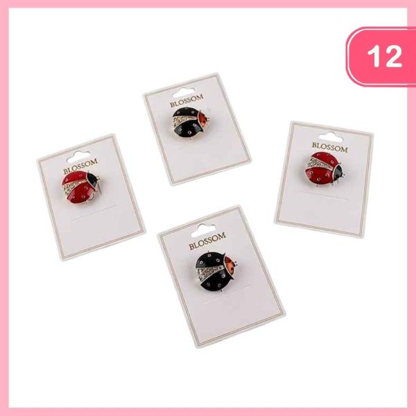LADY BUG BROOCH (12 UNITS)