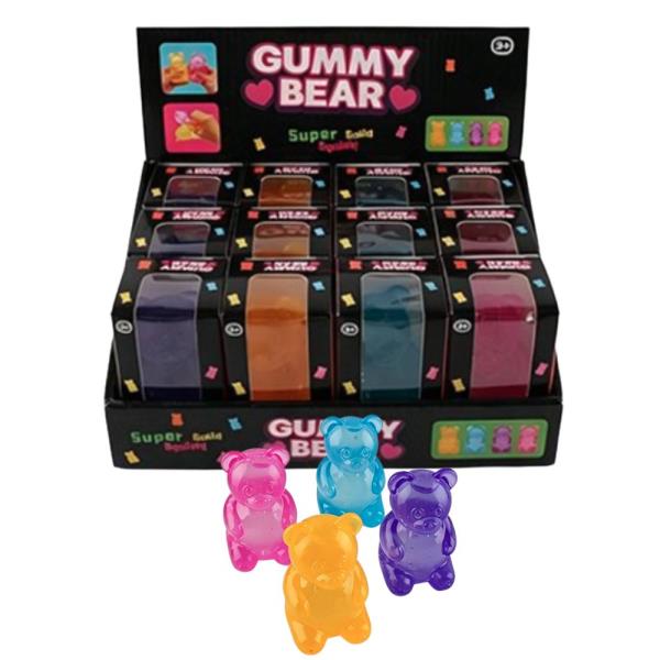 GUMMY BEAR SQUISHY SQUEEZE TOY (12 UNITS)