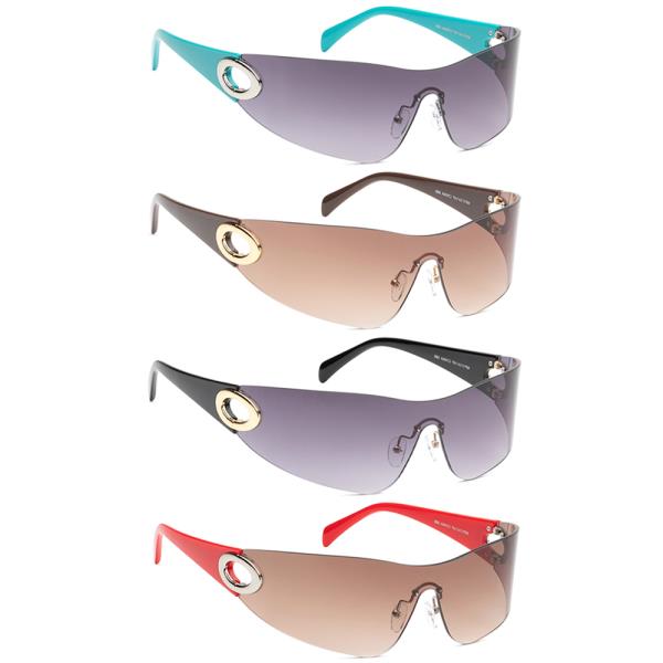 FASHION SPORTS SHIELD DESIGN SUNGLASSES 1DZ