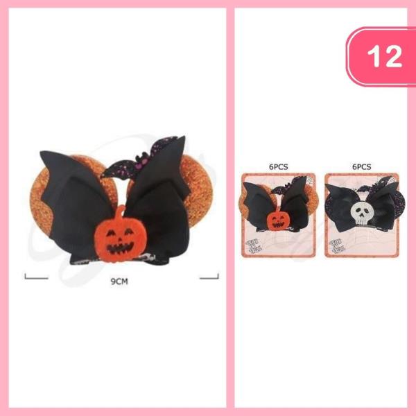 HALLOWEEN HAIR BOW (12 UNITS)