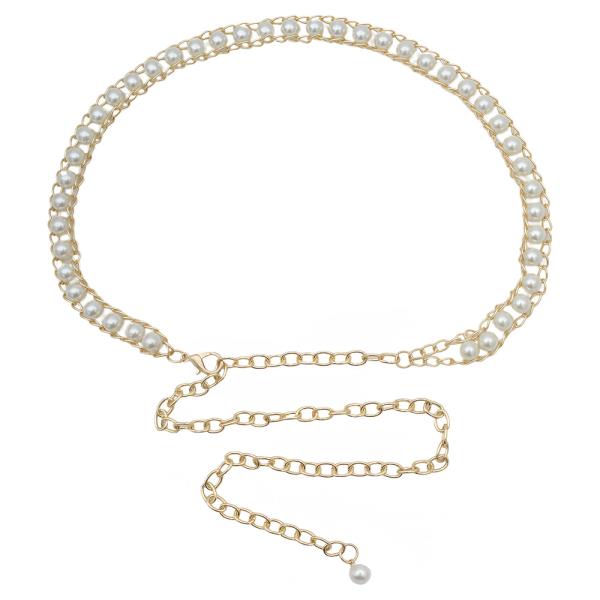 PEARL LADDER CHAIN BELT