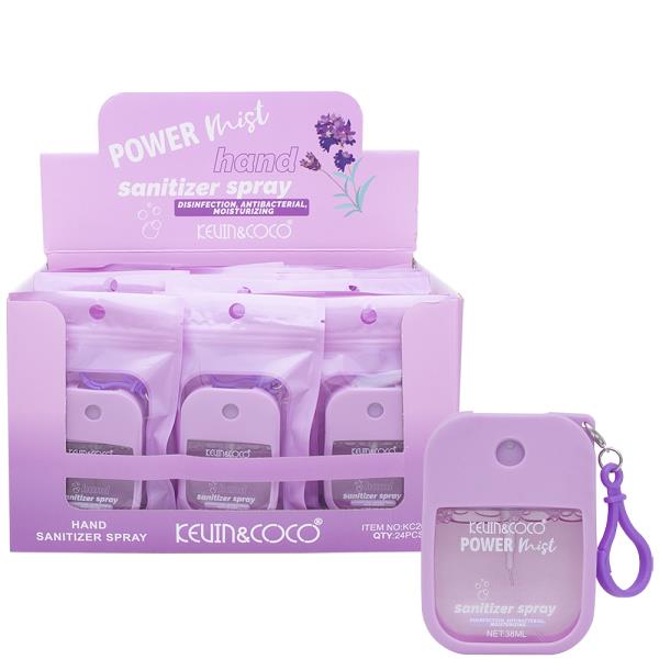 KEVIN AND COCO POWER MIST HAND SANITIZER SPRAY (24 UNITS)