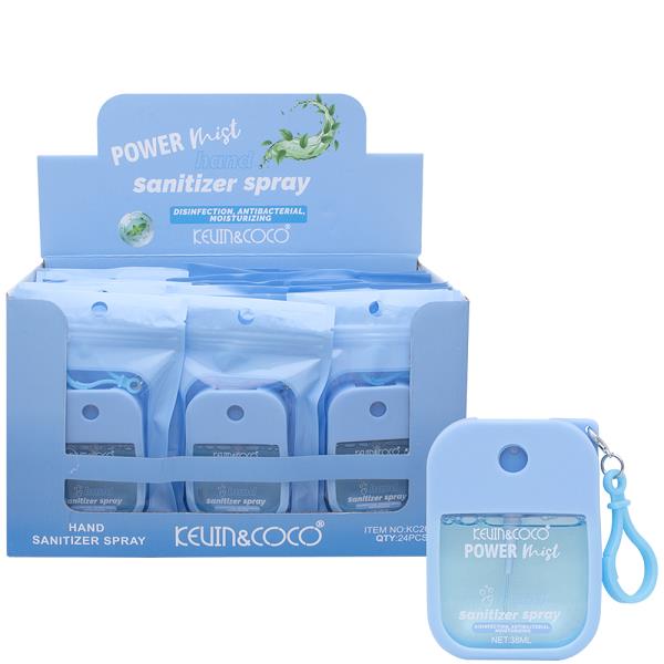 KEVIN AND COCO POWER MIST HAND SANITIZER SPRAY (24 UNITS)