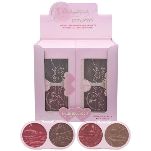 KEVIN AND COCO DELIGHTFUL MASHED POTATO BLUSH AND CONTOUR (12 UNITS)