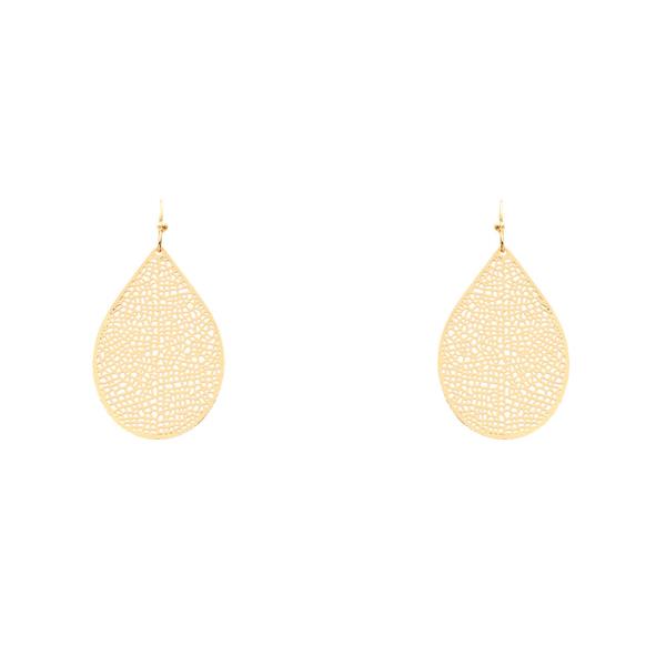 TEARDROP FILIGREE DANGLE EARRING