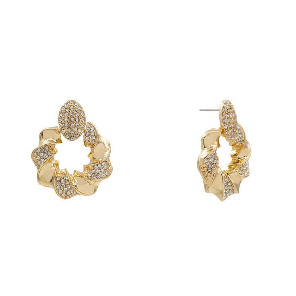 FILIGREE STATEMENT DROP EARRING