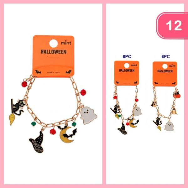 HALLOWEEN CHARM BRACELET (12 UNITS)