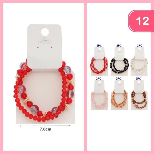BEADED STACKABLE BRACELET (12 UNITS)
