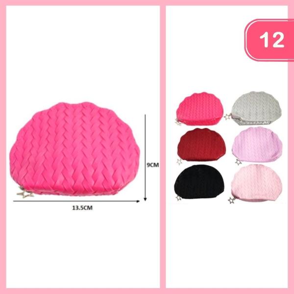 BRAIDED COIN PURSE POUCH  (12 UNITS)