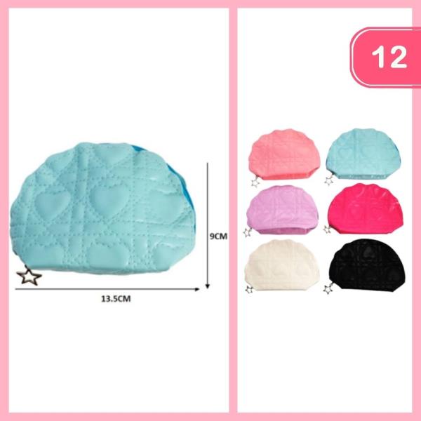 HEART COIN PURSE POUCH (12 UNITS)