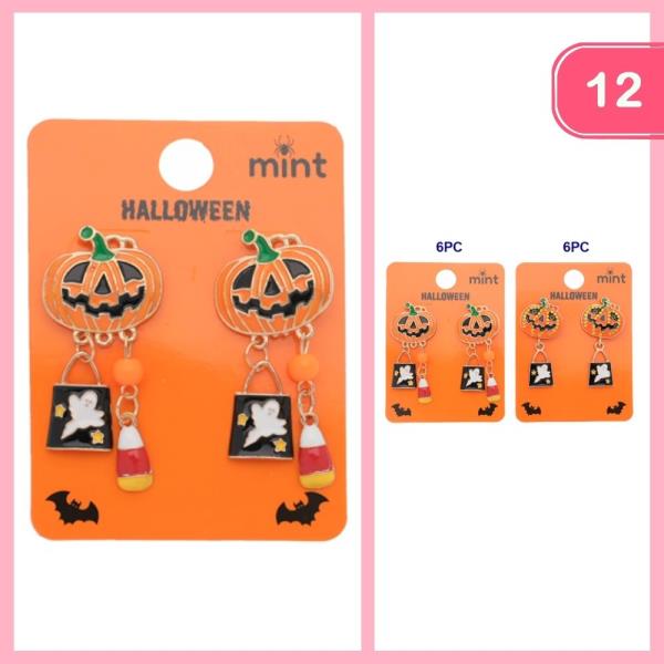 HALLOWEEN DANGLE EARRING (12 UNITS)