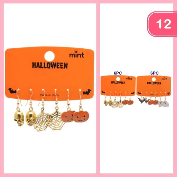 HALLOWEEN DANGLE EARRINGS (12 UNITS)