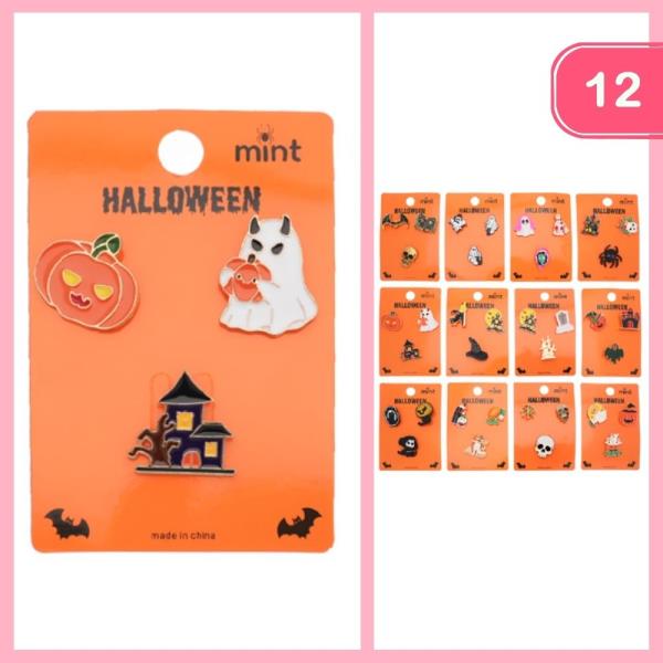 HALLOWEEN MIXED BROOCH (12 UNITS)