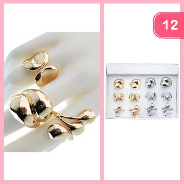 CHUNKY RINGS (12 UNITS)