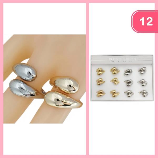 CHUNKY WRAP AROUND RING (12 UNITS)