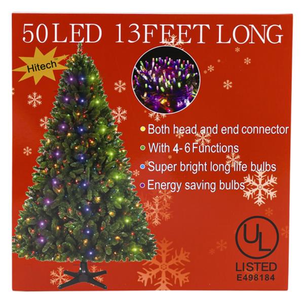 50 LED MULTICOLOR CHRISTMAS LIGHTS