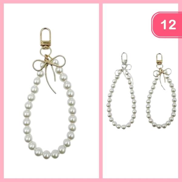 PEARL BOWKNOT KEYCHAIN (12 UNITS)
