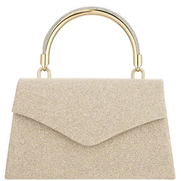 TRENDY ENVELOPE FLAP EVENING BAG
