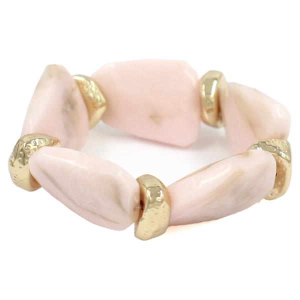 CHUNKY STONE STRETCH BRACELET